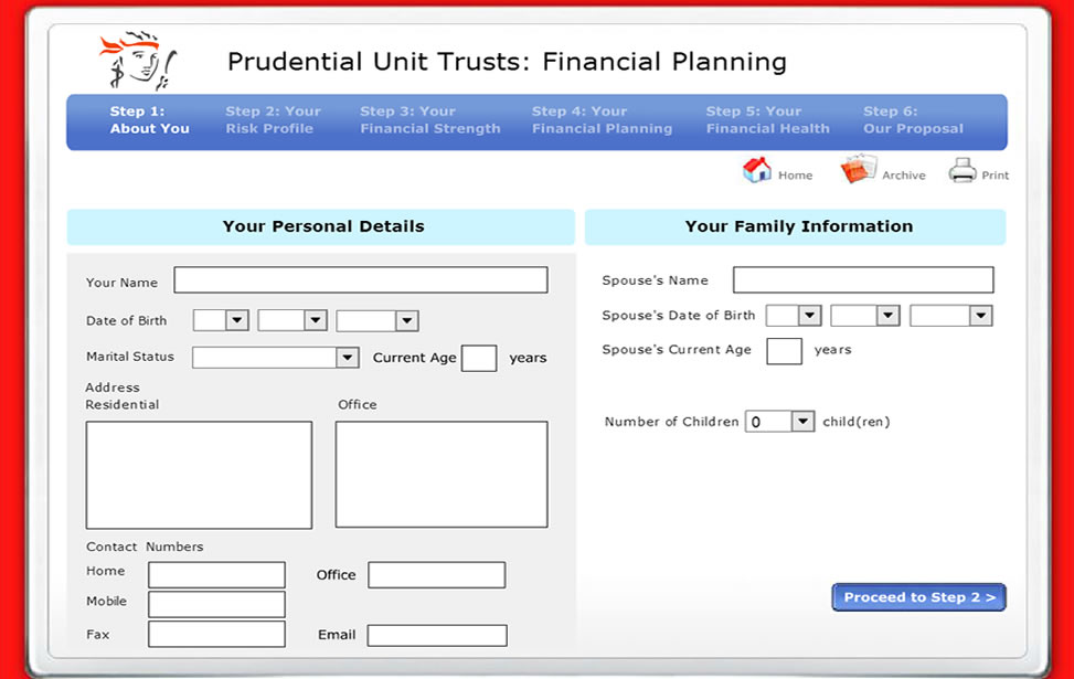Prudential Financial Calculator