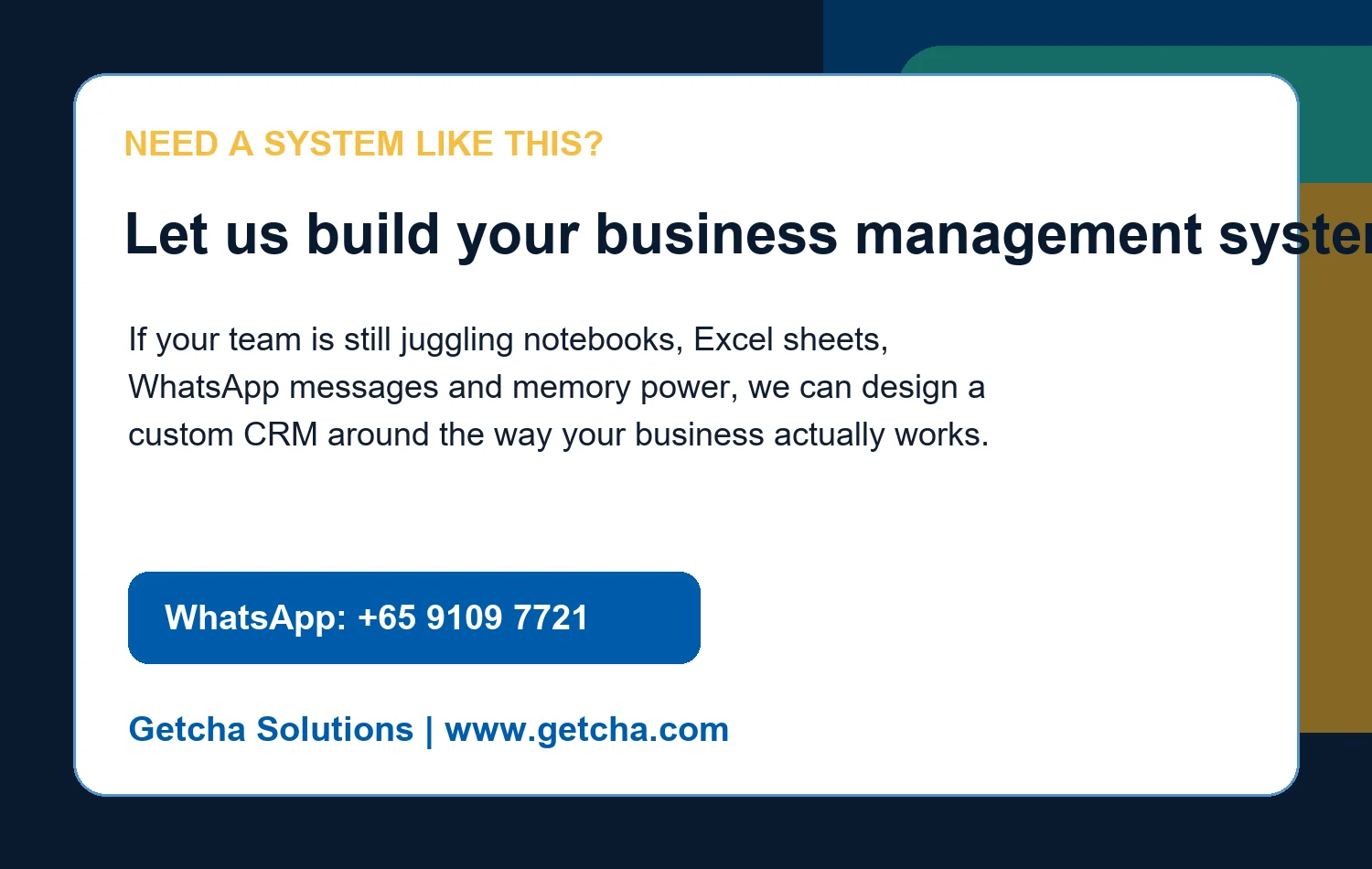 Contact us for a similar system