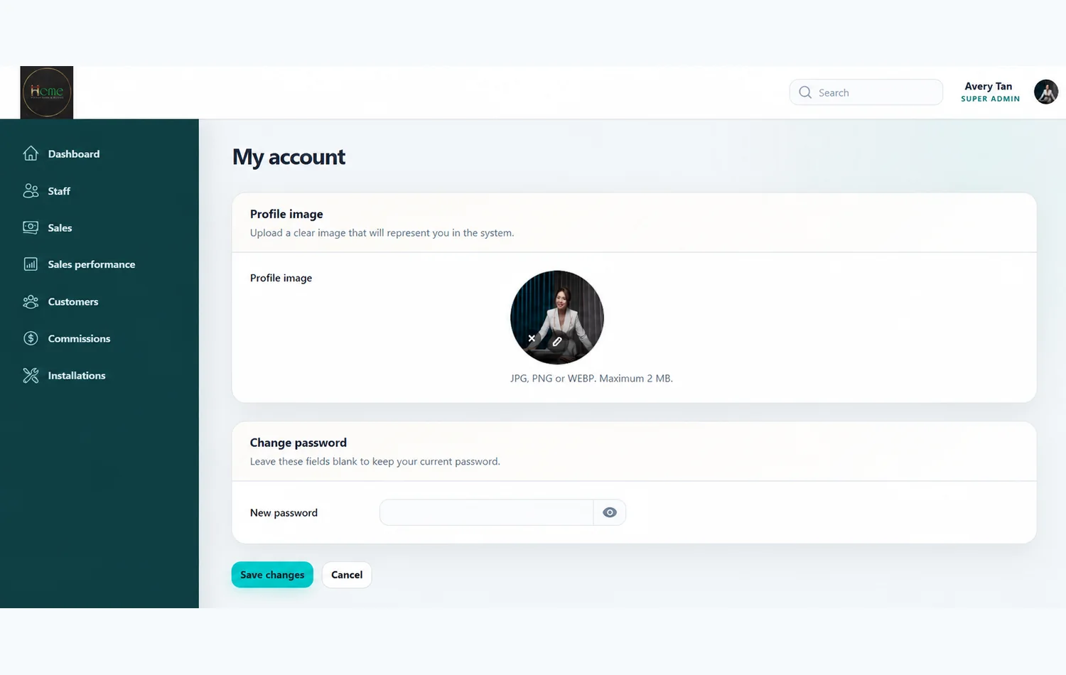 My account