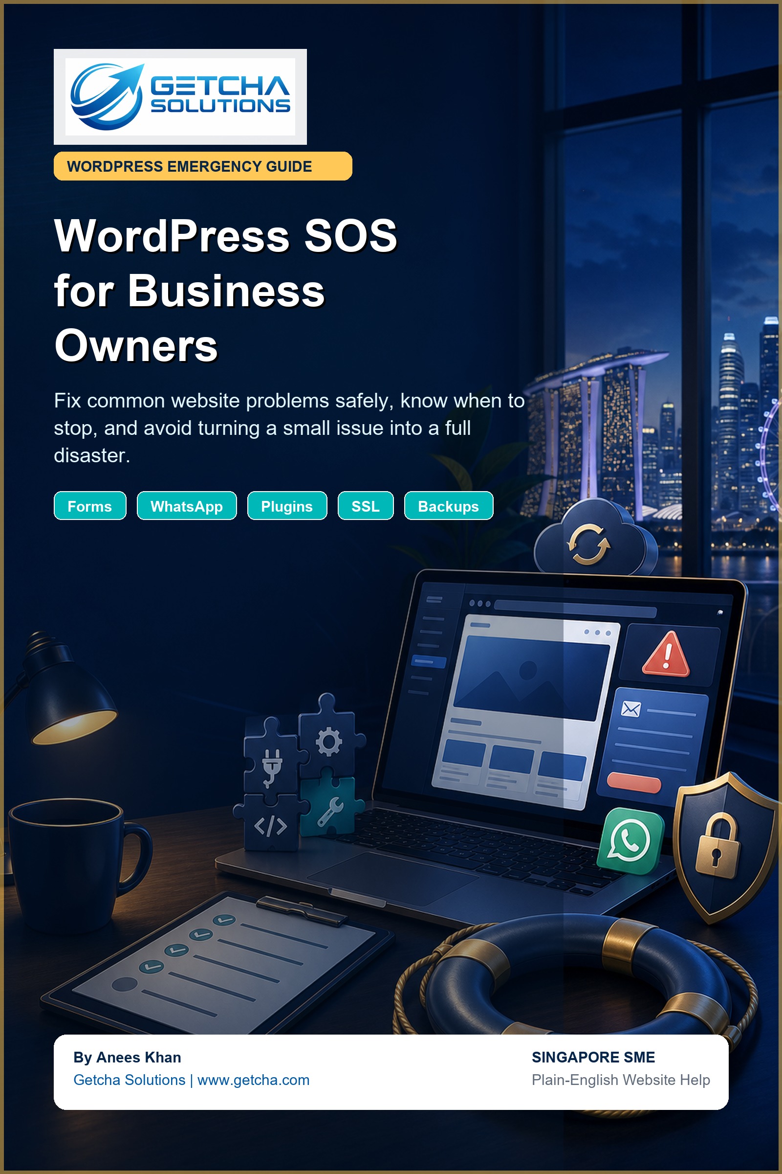 WordPress SOS for Business Owners ebook cover