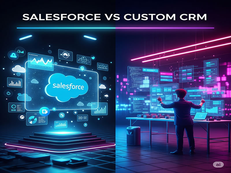 Salesforce vs Custom CRM: Which One is Right for Your Business?