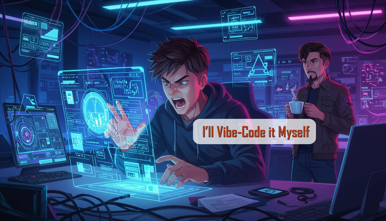 I don't need you, I can vibe-code the system myself. Goodbye!
